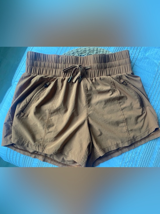 all in motion Pants - all in motion Golden Brown Elastic-Waist Athletic Shorts